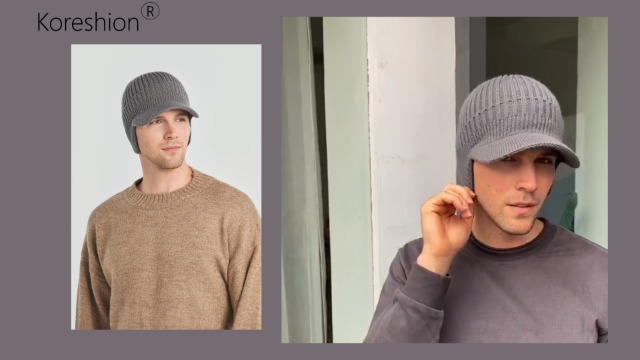 Kacota Bonnet D'hiver En Peluche Avec Cache-oreilles Pour Garçons Et