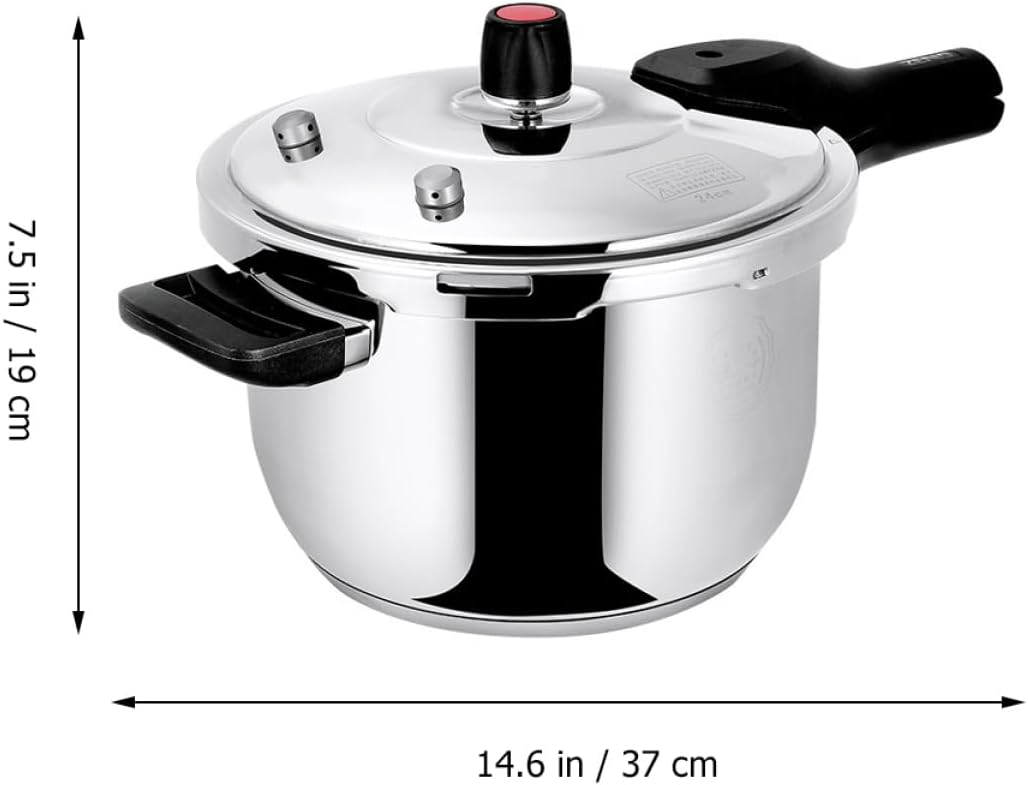 KICHOUSE Explosion Steel Pressure Cooker Gas Induction Multipurpose Pot Efficient Pot High Pressure Cooker