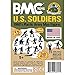BMC Marx Plastic Army Men US Soldiers - Green vs Tan 38pc WW2 Figures - Made in USA
