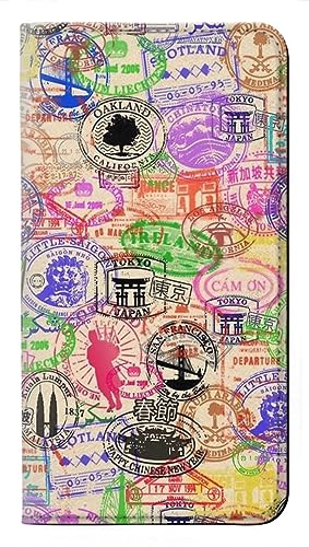 Housse iPhone 15 Travel Stamps antichoc pour protéger l'écran des rayures