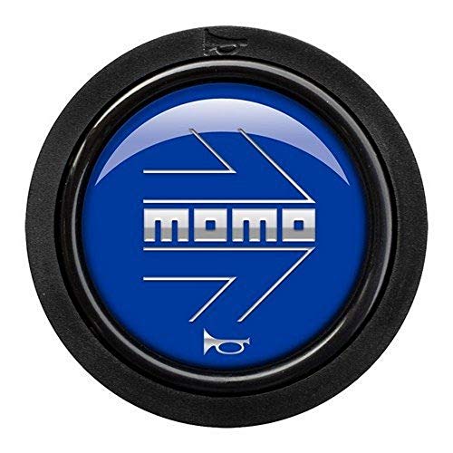 Image of M&O Momo sphoarwbluchf Push Button Arrow Logo. Polish Blue-chr. 2 C F