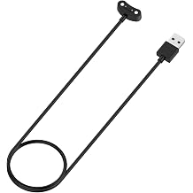 Disscool Replacement Charging Dock Cable for Ticwatch Atlas/Pro 5 Enduro/Pro 5/Pro X/E3 USB Cable Charger Stand Smart Watch Accessories 1M/3.3FT, Black