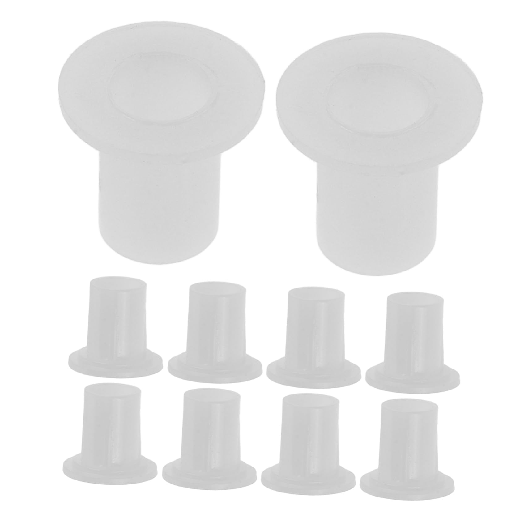 Toddmomy 40pcs Plastic Inline Skate Axle Spacers White Replacement Set