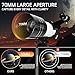 XLQFLP Telescope for Kids & Adults, 70mm Aperture 300mm Telescopes for Astronomy Beginners, 15X-150X Magnification Portable Refractor Telescope with Adjustable Tripod, Phone Adapter, White