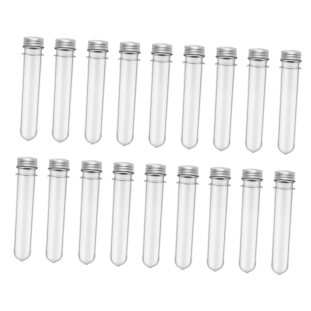50pcs Cylindrical Tube Bottles Opening Storage Container for Candy Pill Bath Salt