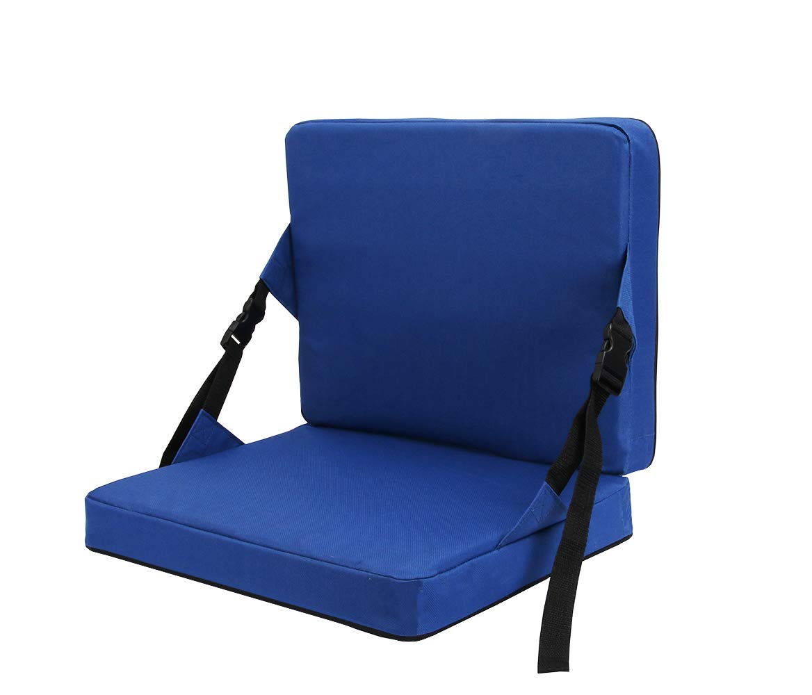 Photo 1 of KIMI HOUSE Indoor & Outdoor Folding Chair Cushion, Foldable Portable Stadium Seat,Chair Cushion for Sports Events, Outing, Travelling?Hiking, Fishing