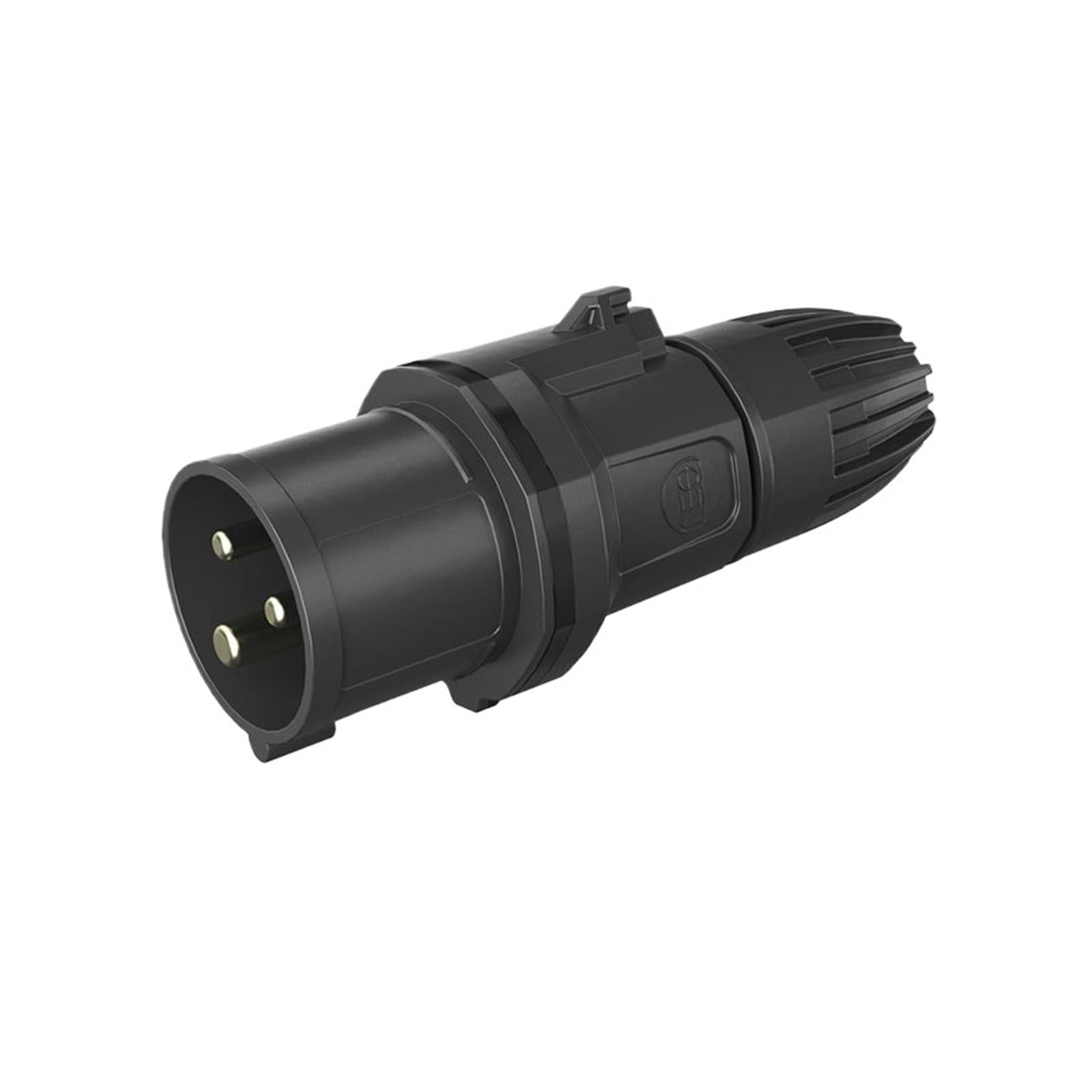 Enchufe industrial 16A 3P IP54 para uso en talleres y zonas exteriores