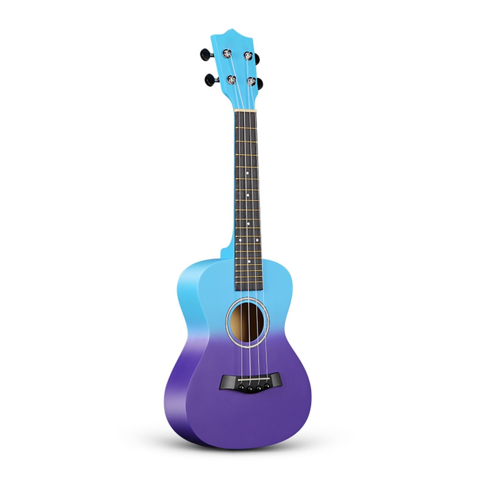 23-calowe Ukulele Hawajska Czterostrunowa Mała Gitara Drewniana(Blue)