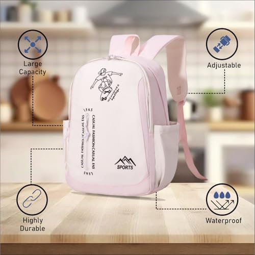 Image of Tinttot 30 Litre, Japanese Korean Style Capybara Niche College Students Light weight School bag Women's Travel Backpack