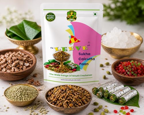 Image of Leeve Sukha Calcutta Meetha Pan 800g | Mouth Freshener | Sweet Paan Mukhwas | After Meal Digestive | Saunf Mix | Refreshing & Aromatic Paan Delight