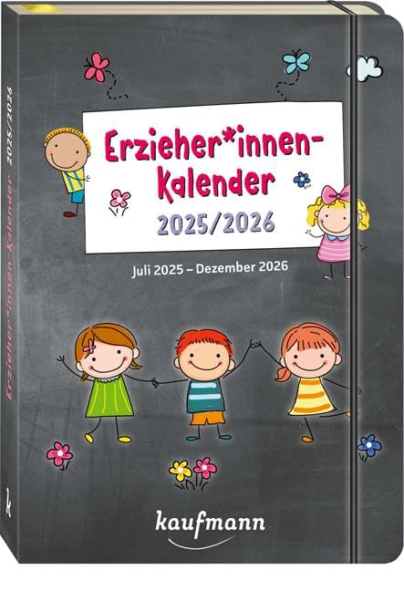 ErzieherInnenkalender 2025 / 2026: Juli 2025 – Dezember 2026 (Kalender / Planer für Kindergarten und Kita)