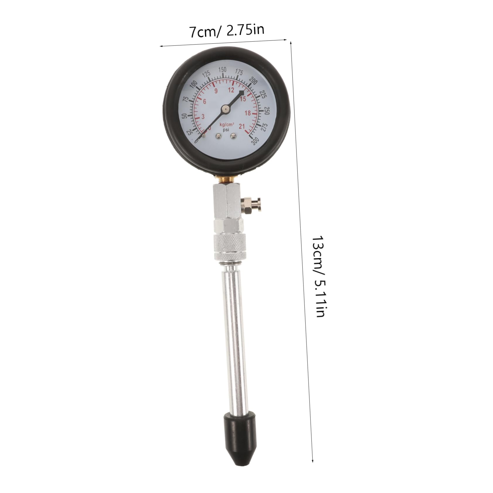 Gatuida 1set Tester Di Compressione Per Motori Benzina e Strumento Di Misura Per Cilindri Con Cassa Di Trasporto Alta Durabilità e Facile Utilizzo