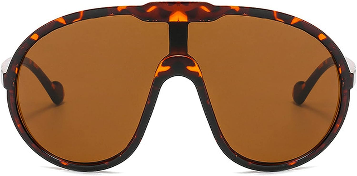 Oversized One Piece Sunglasses For Women Men Fashion Vintage Sun Glasses Punk Large Frame Eyewear UV400 Shield Goggles