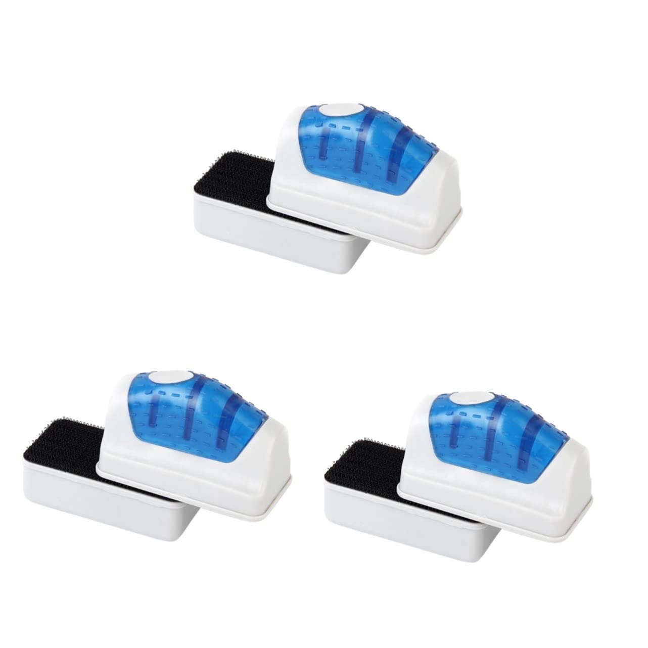 minkissy 3 Piezas Removedor De Cepillo De Vidrio Flotante De Acuario Limpiador De Imán De Acuario Limpiacristales Magnético Pez Raspador De Aquatainer Pecera Cepillo Magnético