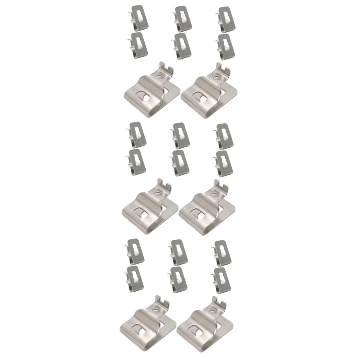 SHINEOFI 3 Ensembles Boucle De Taille De L'outil Électrique Bretelles De Ceinture À Outils Ceinture Porte-Foret Clé Porte-Ceinture Crochet De Ceinture À Outils Acier Inoxydable 8 Pièces * 3