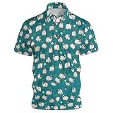 Generisch 2026 Gemusterte Hemden für Freizeit- und Abendgarderobe. Atmungsaktives und bequemes Stoffdesign für den Alltagsstil. (Light Blue, M)