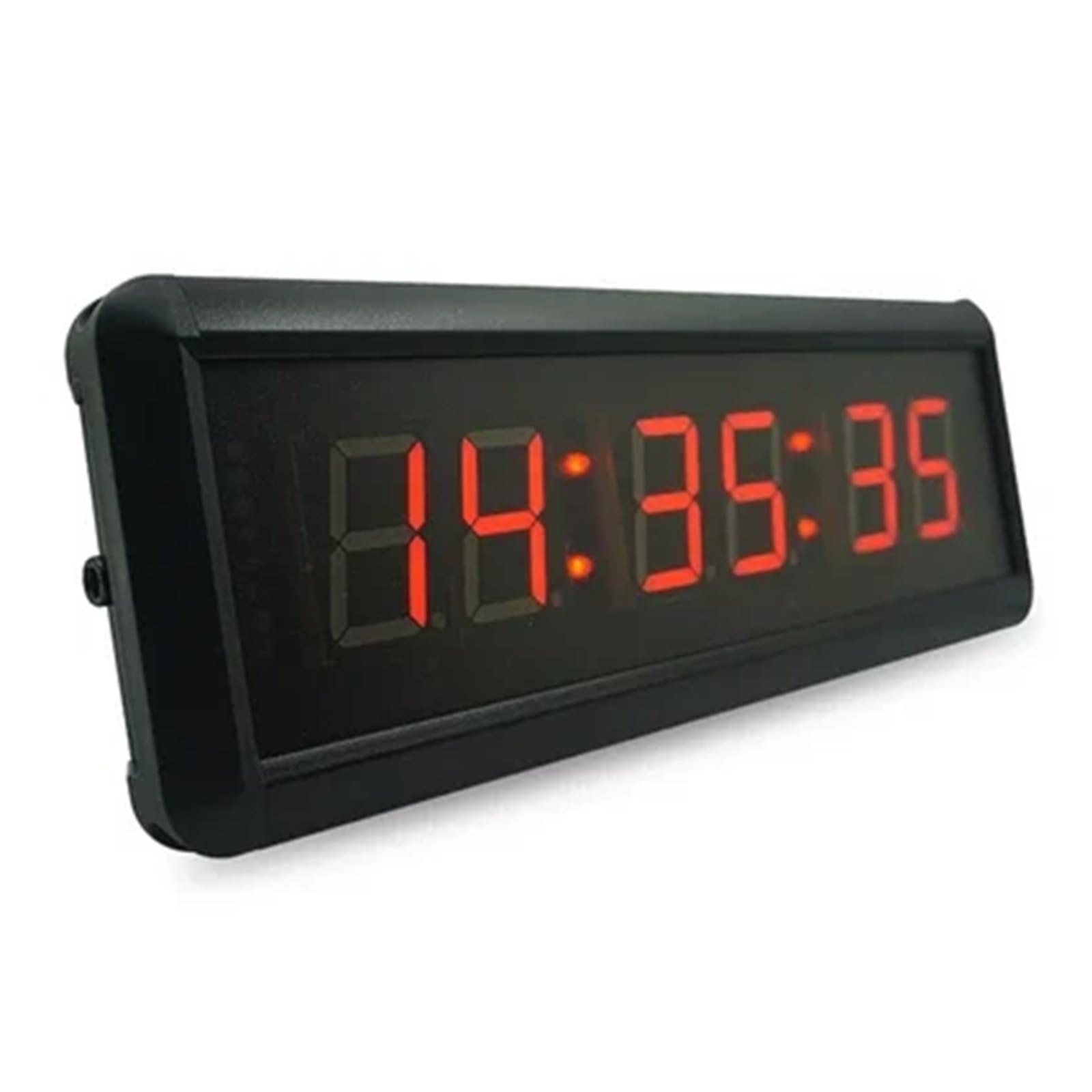 1,5 Zoll Gym Timer LED Countdown-Uhr Stoppuhr auf Null zurückgesetzt Countdown Fernbedienung Schule Rush Wettbewerb Helles Display(2pcs 10cm buttons)