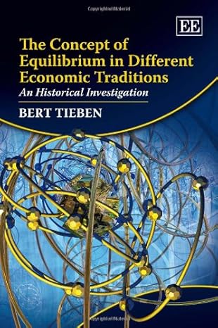The Concept of Equilibrium in Different Economic Traditions: An Historical Investigation book cover