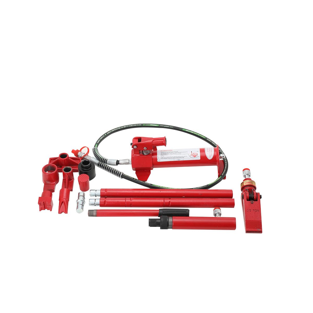 Presse Hydraulique Carrosserie Carrosier 4 Tonnes Vérin Hydraulique, Presse Hydraulique pour Carrosserie ou Mécanique Auto, Coffret de Vérins Hydrauliques Course 125 mm