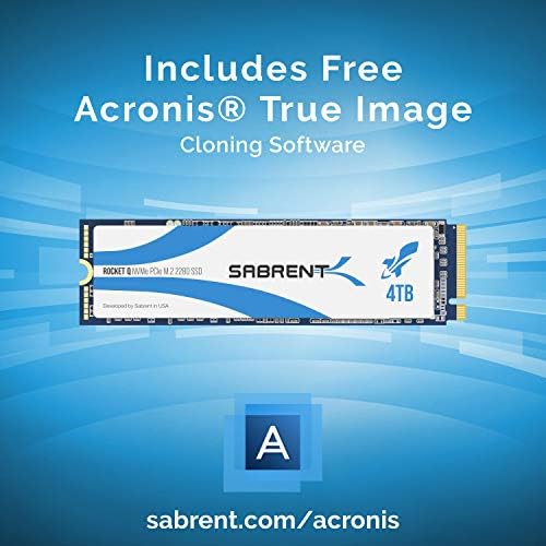 Sabrent Rocket Q 4TB NVMe PCIe M.2 2280 Internal SSD High Performance Solid State Drive R/W 3200/3000MB/s (SB-RKTQ-4TB)
