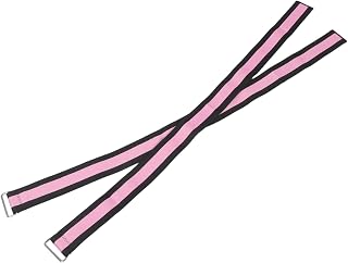 2pcs Pink Adjustable Resistance Bands for Thighs and Glutes, Portable | Polyester, Lightweight Travel Use, Home Workouts, Targeted Hip Training