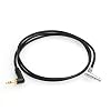 DRRI Right Angle 5 Pin Male 00B to 3.5mm TRS Jack ARRI Mini Audio Cable 1M