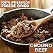Nutristore Freeze Dried Ground Beef | Pre-Cooked Hamburger Meat for Backpacking, Camping, Meal Prep | Long Term Survival Emergency Food Supply | 25 Year Shelf Life | Bulk #10 Can | Made in USA
