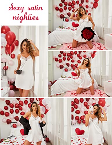 Ekouaer-Satin-Lace-Sexy-Lingerie-Silk-Nightgown-Chemise-Slip-Negligee-Nightie-Bridal-Babydoll-for-Women Ekouaer-Satin-Lace-Sexy-Lingerie-Silk-Nightgown-Chemise-Slip-Negligee-Nightie-Bridal-Babydoll-for-Women