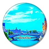 Schweden Stockholm Skandinavien Kühlschrank Magnete Dekorative Magnet Flaschenöffner Tourist City Travel Souvenir Collection Geschenk Starker Kühlschrank Aufkleber