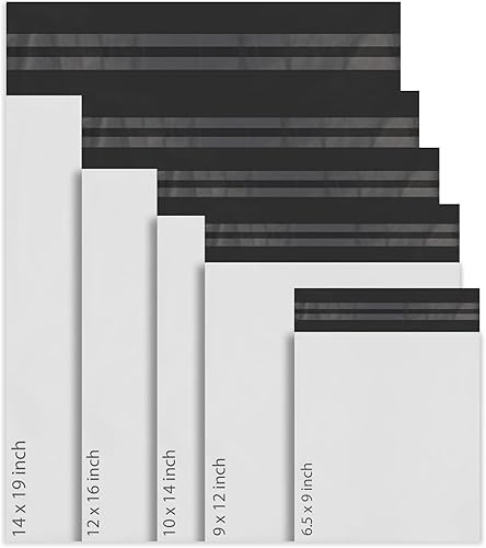 Bolsas de correo autosellantes de polietileno para envíos postales, bolsas de correo pequeñas a grandes, embalaje de franqueo, sobres surtidos,