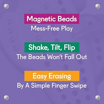Magnatab Minis - Sensory Toys, Magnetic Drawing Tool, Toddler Writing Practice, Sensory Play, Fidget Toys, Stylus Included, Travel-Friendly, Ages 3+ Avocado