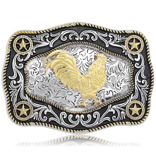 Image of Cowboy Belt Buckle for Men Longhorn Bull Belt Buckles Men Vintage Texas Buckle for Women Cowboy Cowgirl Belt Buckle