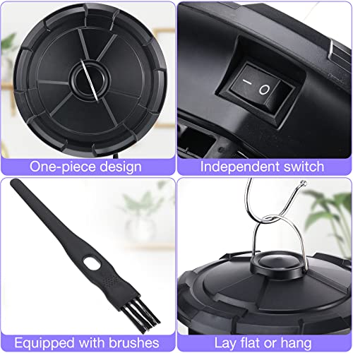 3 Pieces Bug Zapper With Light Electric Mosquito Zappers Killer Electric Insect Fly Trap Insect Killer Insect Catcher For Home For Patio Bedroom Bathroom Living Office Courtyard #TOP2