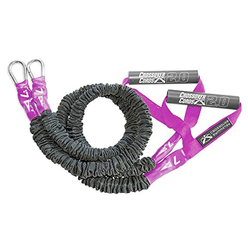 Crossover Symmetry Crossover Cords - Shoulder Resistance/Exercise Bands - Perfect for Warmups, Arm Care, Rotator Cuff Exercise or Physical Rehab from Injury - One Set of 2 Cords