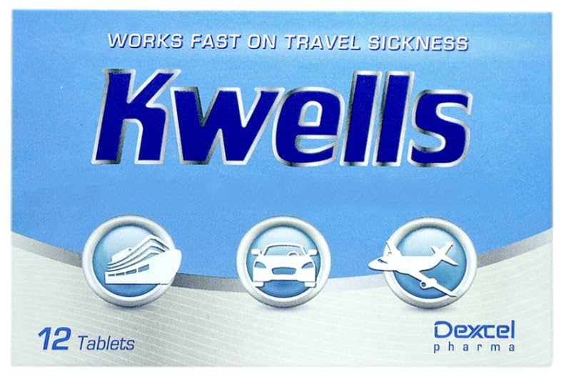 Travel Sickness Relief 12 Pack for Nausea & Motion Discomfort