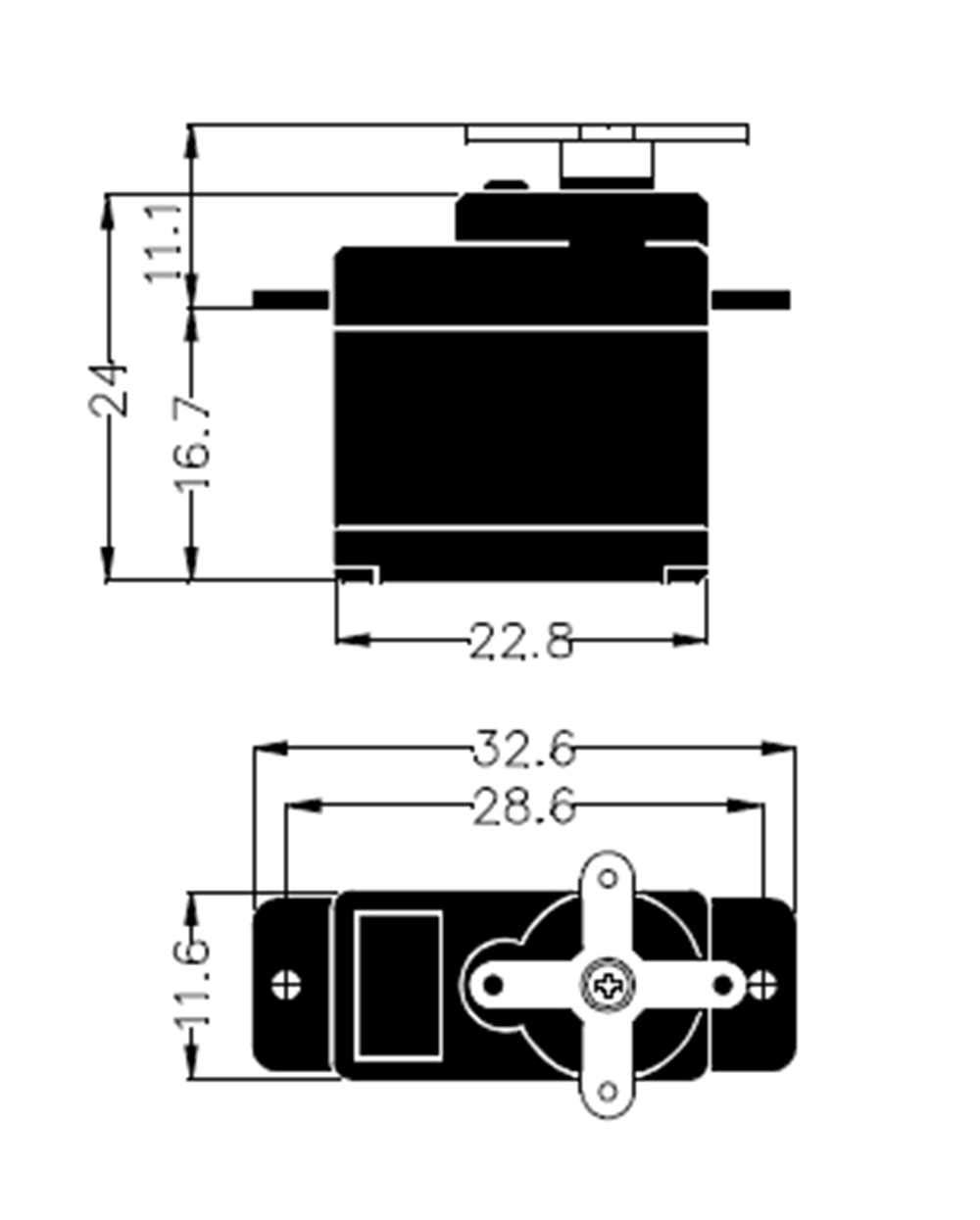 Amazon.com: Hitec 31055S HS-55 Economy Sub Micro Universal Servo