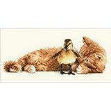 Dimensions Crafts NeedleCrafts Gold Petite Colelction Counted Cross Stitch, Furry Friends