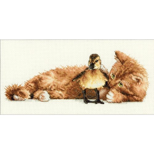 Dimensions Crafts NeedleCrafts Gold Petite Colelction Counted Cross Stitch, Furry Friends