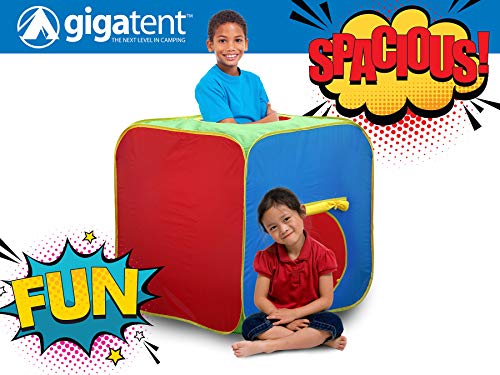 GigaTent Kids Play Fun Tent Cube Boys/ Girls Indoor/ Outdoor Play Tent 36