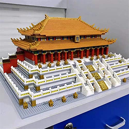 n.g. Wohnkultur Weltberühmte Architektur Der Kaiserpalast Taihe Palace 3D DIY Mini Diamond Blocks Bricks Building Toy… – Bild 5