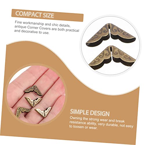 Uonlytech 500 Peças Decalque De Canto De Álbum De Fotos Protetor De Cantos De Livros Retrô Protetore