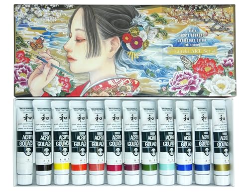 ターナー色彩(Turner Colour) アクリルガッシュ ジャパネスクカラー kaiteki ARTセット 20ml(6号) AGJ2012K