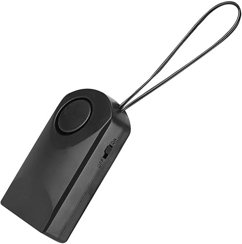Miniatura 7 de Keenso Sensor táctil inalámbrico alarma antirrobo de seguridad para la oficina de la casa fábrica Material ABS ligero duradero negro