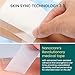 NanaCare Hypoallergenic Transparent Surgical Tape 1 inch x 10yd |4 Rolls Waterproof,Clear| Medical Tape for Skin, Dressings and Face| First Aid Bandage Tape for Sensitive Skin