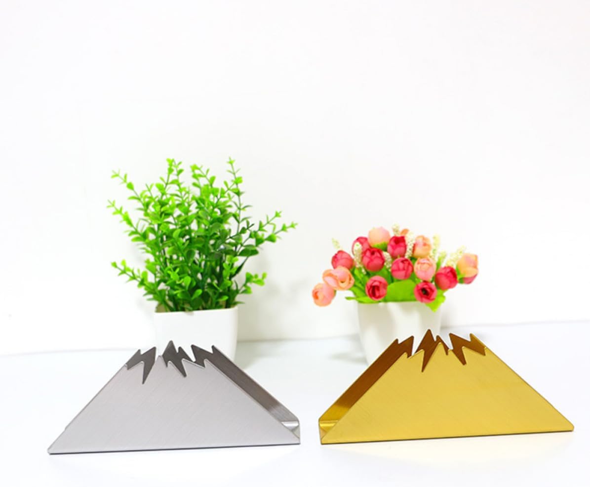 Paper Towel Rack with Drop Resistant Design Stainless Steel Triangle Vertical Paper Holder for Napkins Suitable for Living Room and Restaurant Use