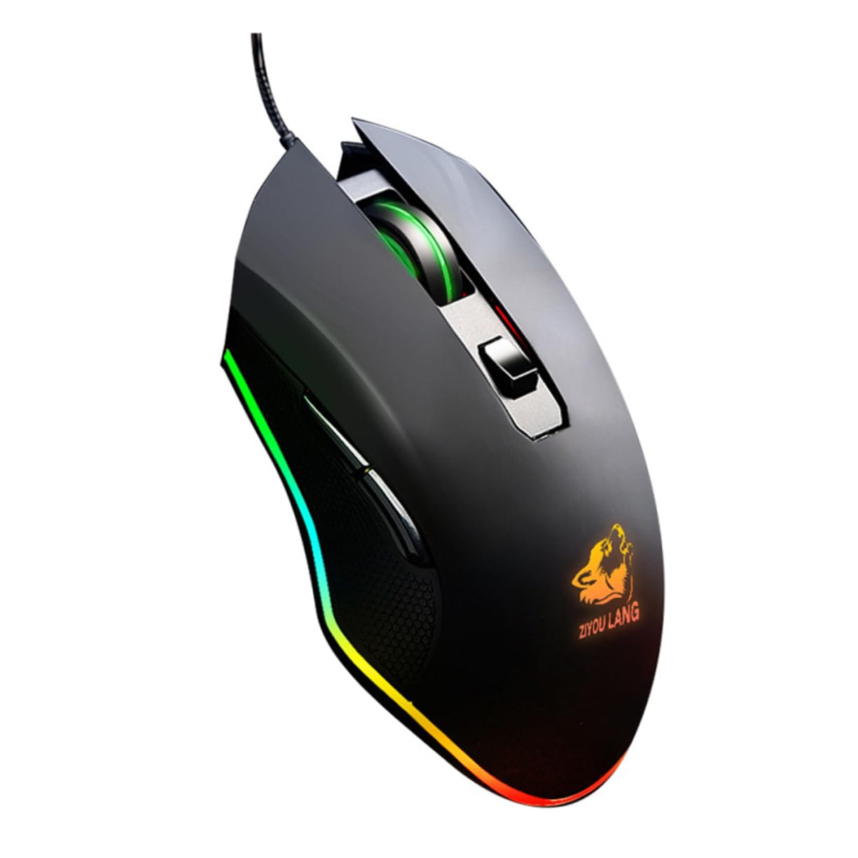 Tastiera da Gioco Retroilluminata e Mouse Combo per Pc, Set da Gioco E-sport con Funzionamento Preciso, Facile da Usare, per Intrattenimento Domestico e Ragazzo Ragazza