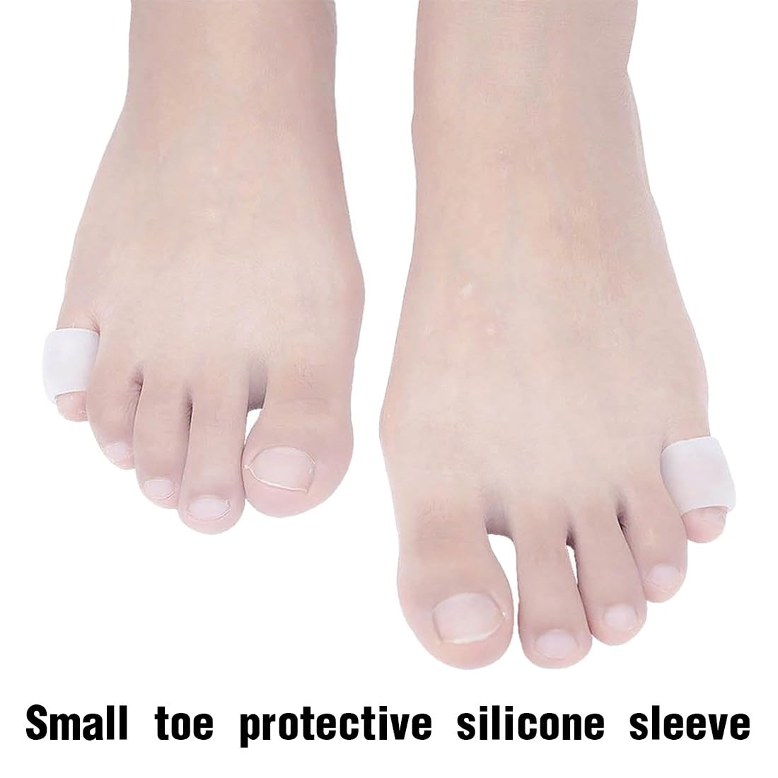 12 PCS Protezione Dita Piedi in Silicone, Gel Antidolorifico - Distanziatore e Separatore per Prevenire Vesciche, Calli e Attrito del Mignolo del Piede