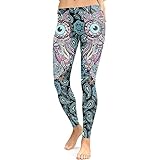 Rutschfester Komfort: Die Mad Ink Damen-Leggings mit eng anliegender Passform unterstützt Ihren Schritt mit einer engen, stromlinienförmigen Passform, die an Ort und Stelle bleibt und ein geschmeidiges Gefühl für Kilometer gemacht ist.