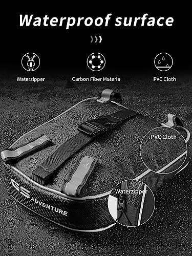 Nilkatss Bolsa traseira para motocicleta, bolsa esportiva para motocicleta, impermeável, multiproteç
