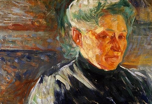 Portrait de Mère Boccioni Toile Émotionnelle et Douceur Nordique